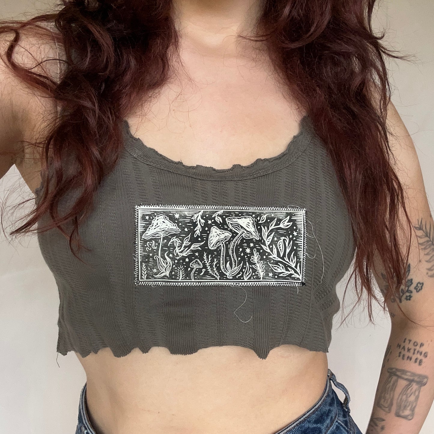 garden view crop top
