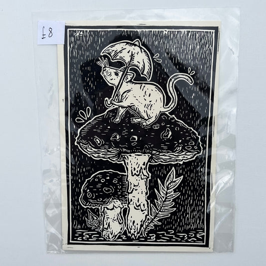 rain watcher print