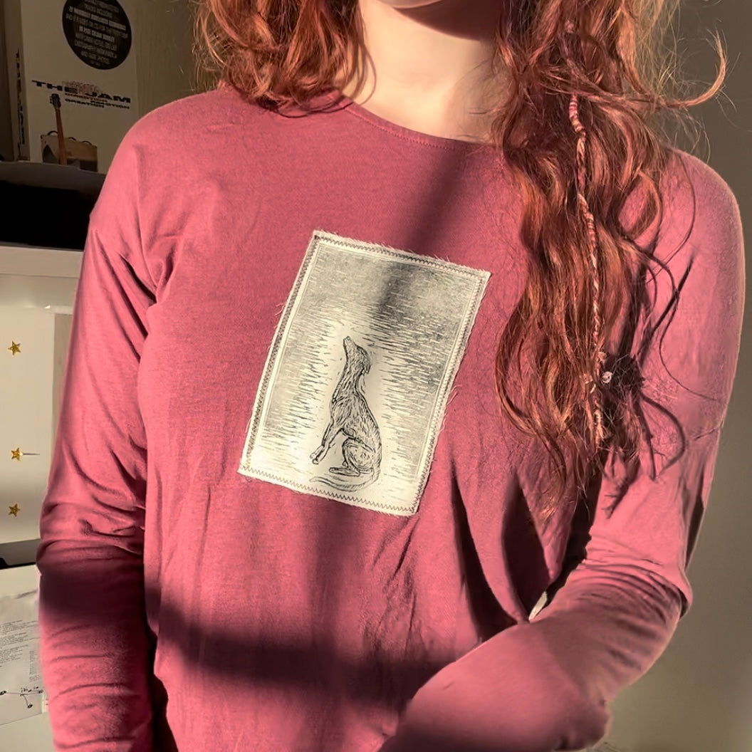 pink dog long sleeve