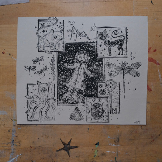 wonky dreaming print