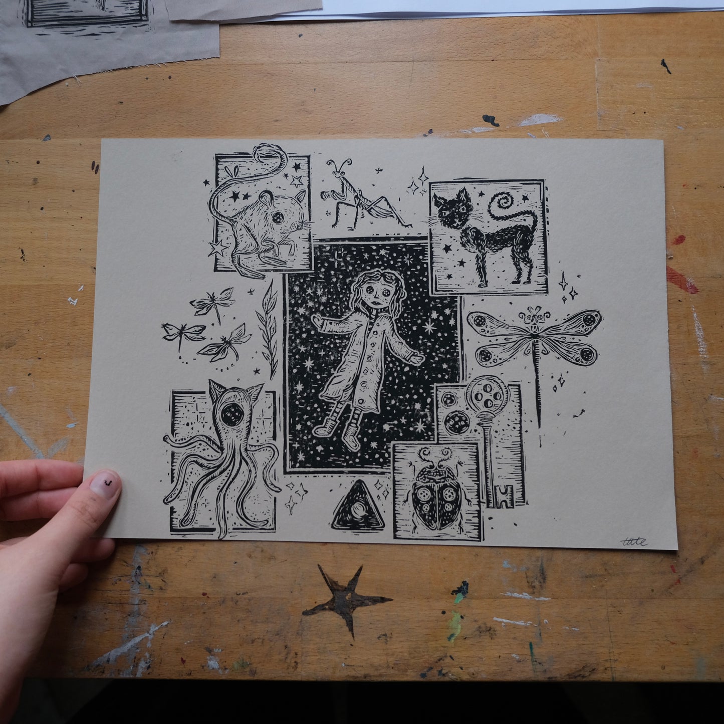 wonky dreaming print